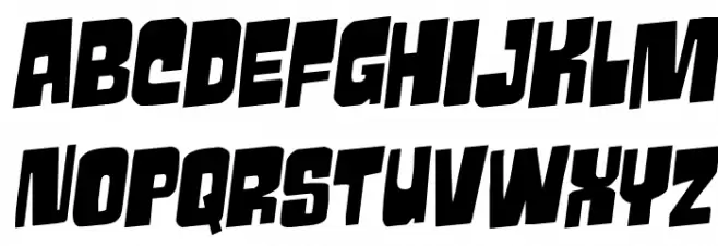 Movie Monster Rotalic Caratteri MINUSCOLO