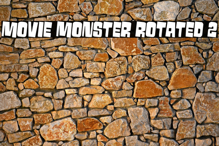 Movie Monster Rotated 2 Example 1