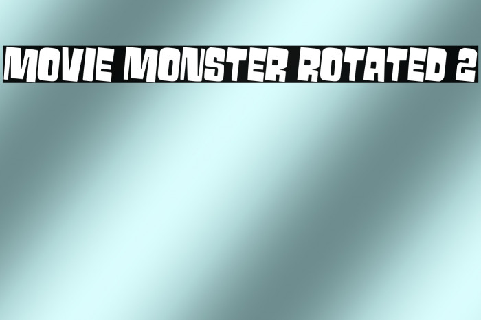 Movie Monster Rotated 2 Example 2