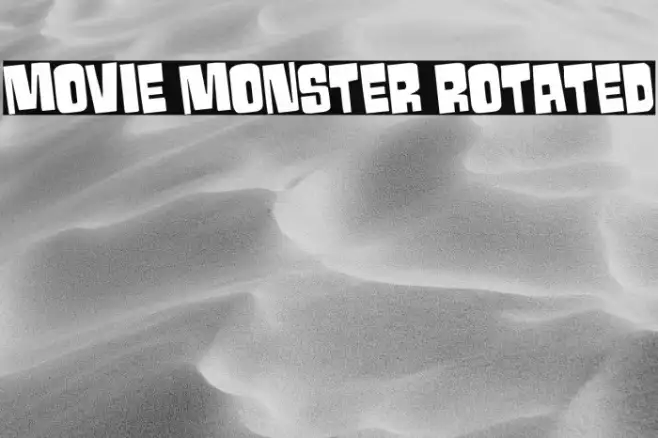 Movie Monster Rotated Example 2