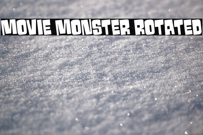 Movie Monster Rotated Example 3