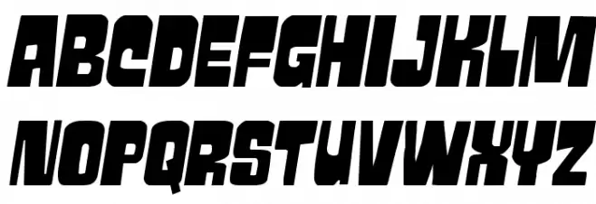 Movie Monster Semi-Italic Caratteri MINUSCOLO