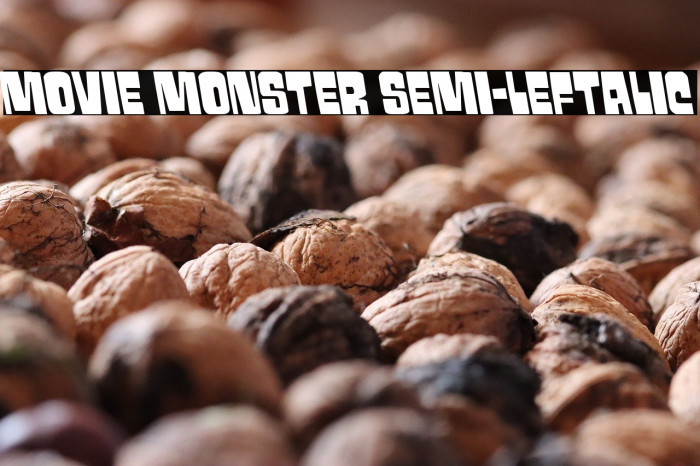 Movie Monster Semi-Leftalic Example 2