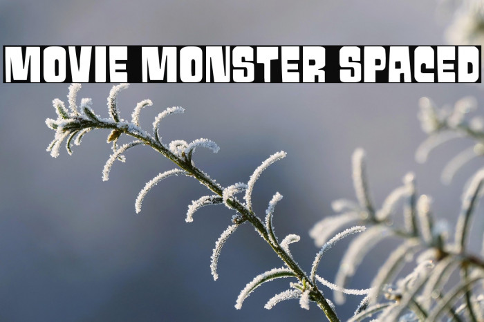 Movie Monster Spaced Example 1