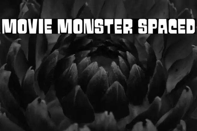 Movie Monster Spaced Font examples