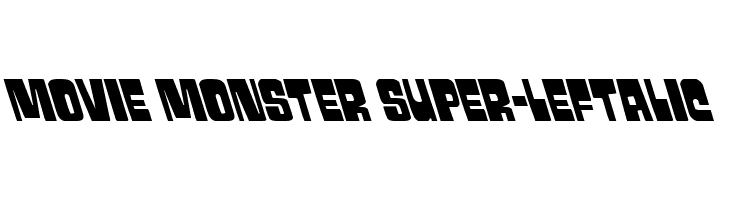 Movie Monster Super-Leftalic  baixar fontes gratis