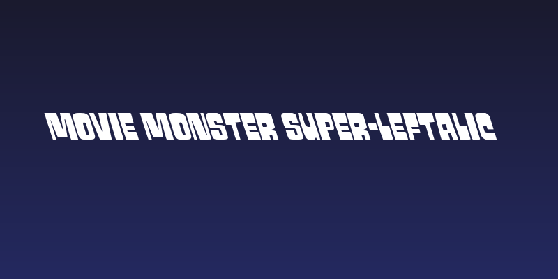 Movie Monster Super-Leftalic Social Header