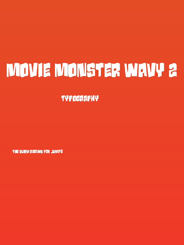 Movie Monster Wavy 2 Poster