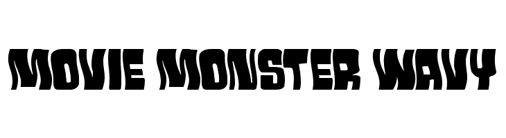 Movie Monster Wavy  免费字体下载