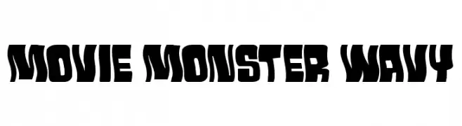 Movie Monster Wavy  Fuentes Gratis Descargar