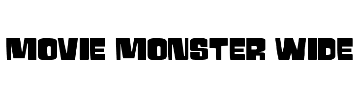 Movie Monster Wide  لخطوط تنزيل