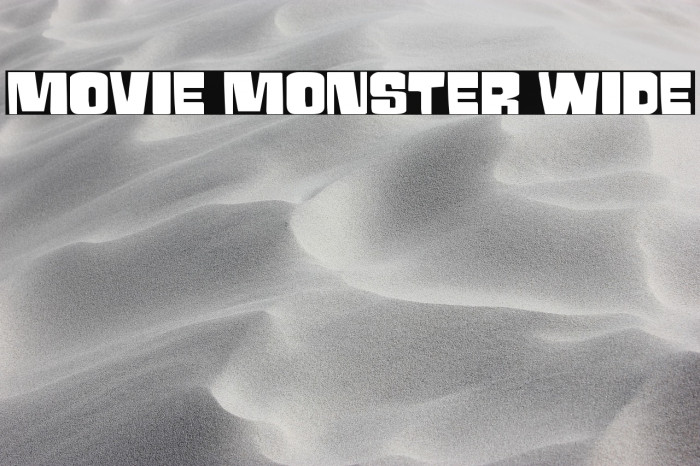 Movie Monster Wide Example 2