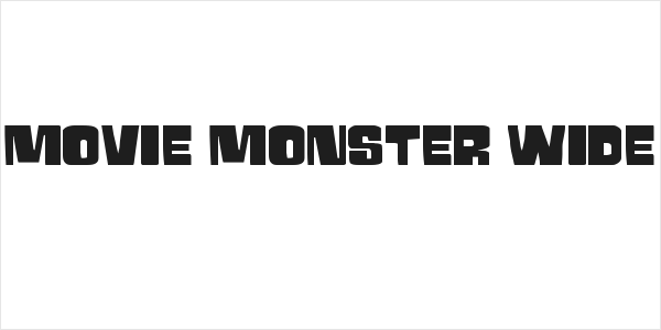 Movie Monster Wide Logo