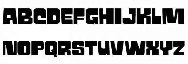 Movie Monster Wide Caratteri MINUSCOLO