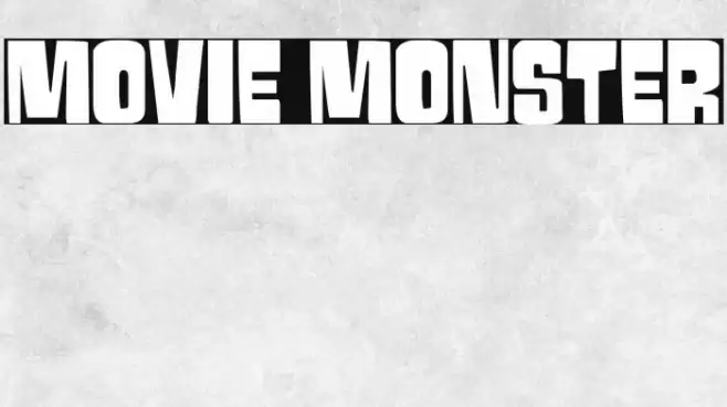 Movie Monster Font examples