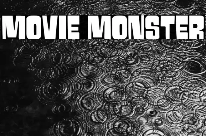 Movie Monster Font examples