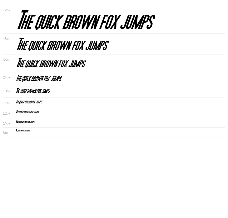 Movie Poster BoldItalic Waterfall