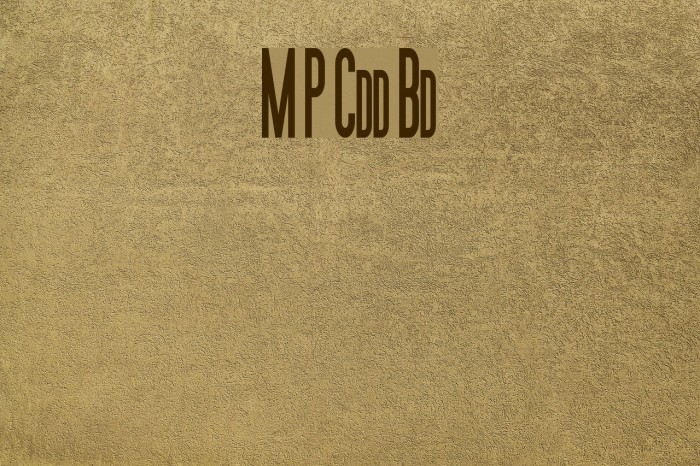 Movie Poster Condensed Bold Example 3