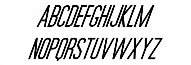 Movie Poster Italic  