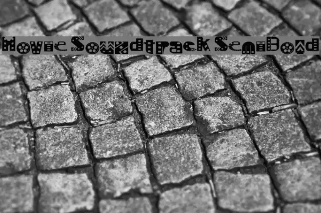 Movie SoundtracK SemiBold Font examples