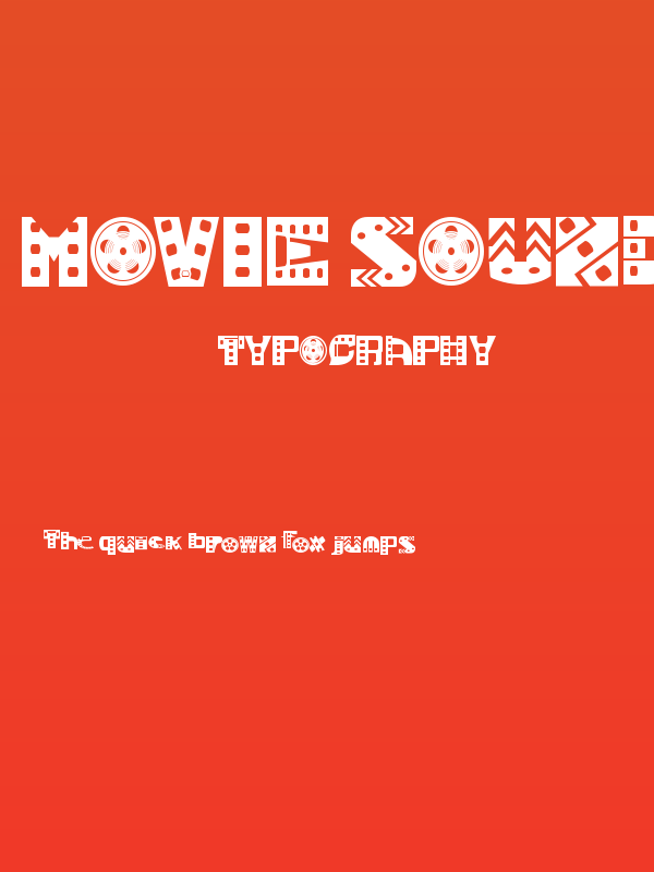 Movie SoundtracK SemiBold Poster