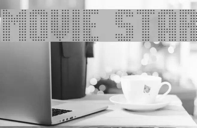 Movie Star Font examples