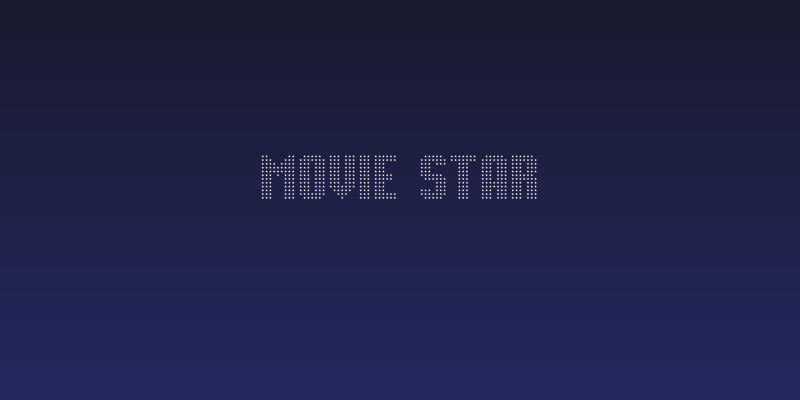 Movie Star Social Header