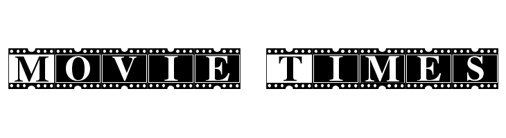 Movie Times Font