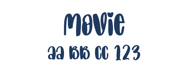 Movie Font Preview