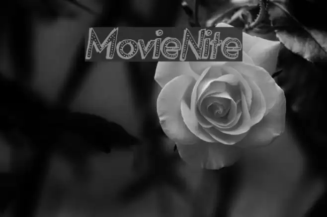 MovieNite Font examples