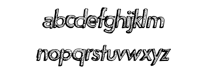 MovieNite Font LOWERCASE