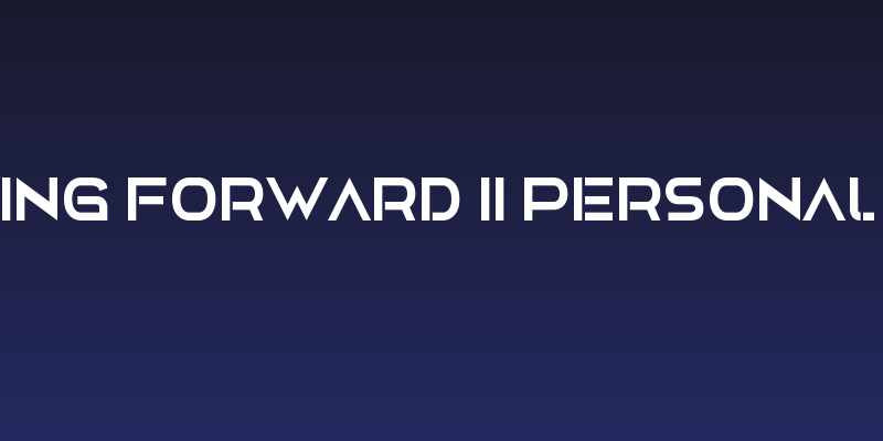 Moving Forward II Personal Use Social Header