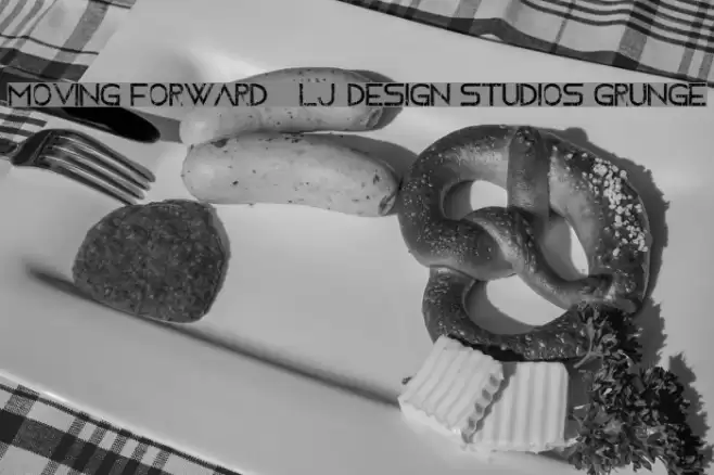 Moving Forward - LJ-Design Studios Grunge 字体 examples