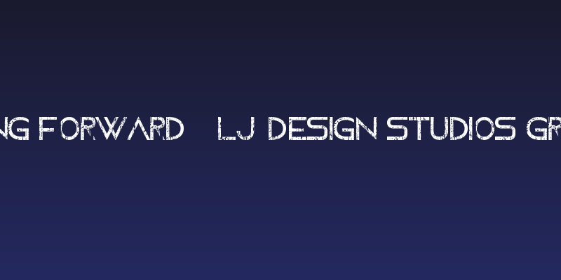 Moving Forward - LJ-Design Studios Grunge Social Header