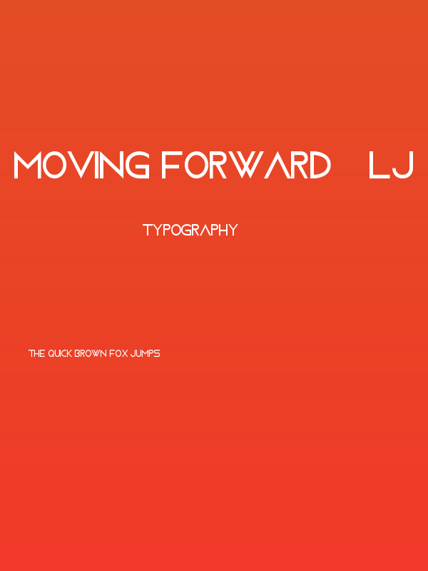Moving Forward - LJ-Design Studios Smooth Poster