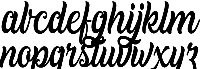 Moving Pictures Personal Use Font LOWERCASE