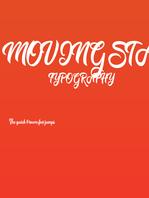 Moving Star Personal Use  Poster