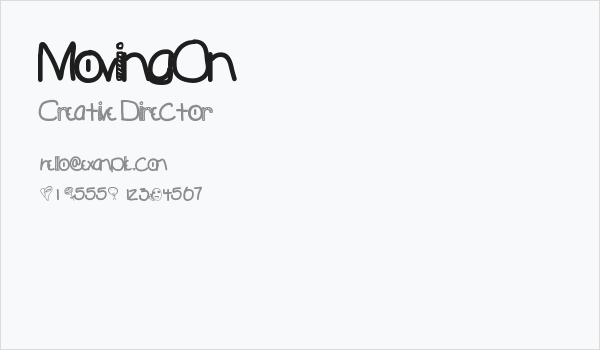 MovingOn Business Card