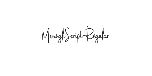 MowgliScript-Regular Logo