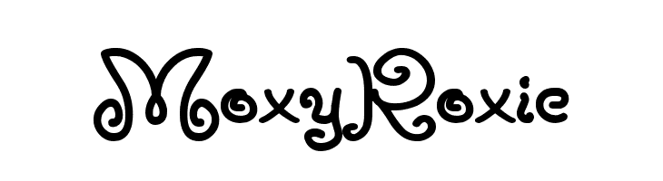 MoxyRoxie  नि: शुल्क फ़ॉन्ट्स डाउनलोड