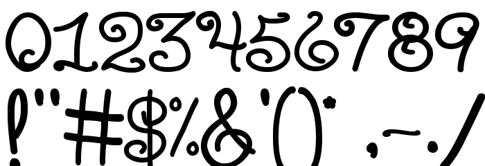 MoxyRoxie Font OTHER CHARS