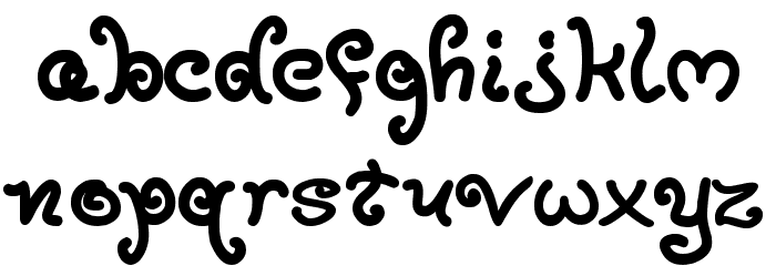 MoxyRoxie Font LOWERCASE