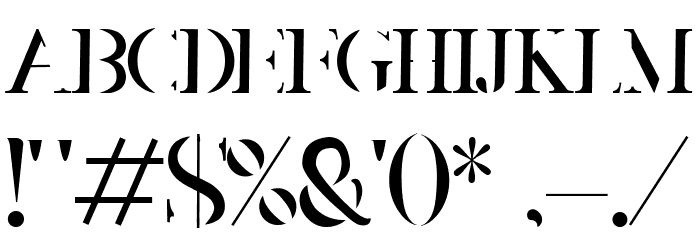 Moycen Font OTHER CHARS