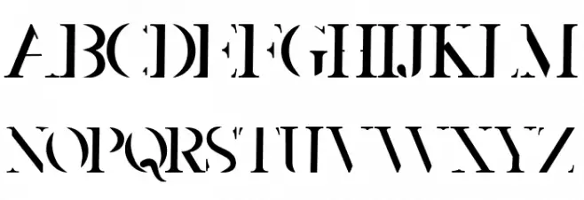 Moycen フォント 大文字