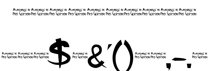 Moyko Font OTHER CHARS