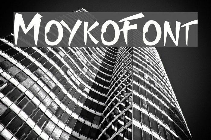 Moyko Font examples