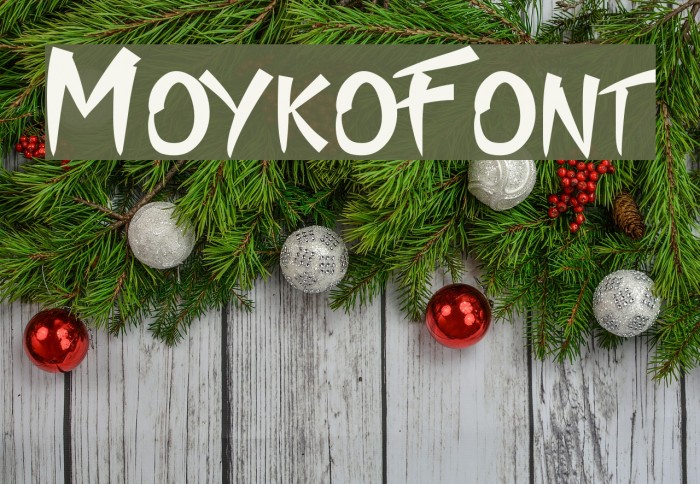 Moyko Font examples