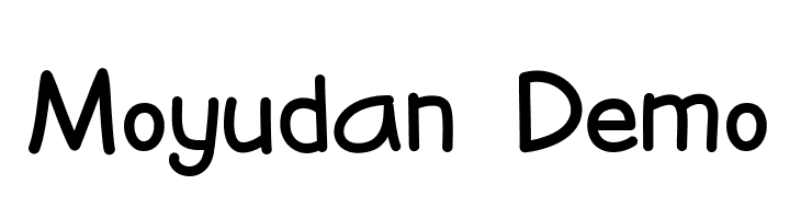 Moyudan Demo  Frei Schriftart Herunterladen