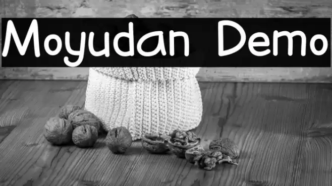 Moyudan Demo Font examples