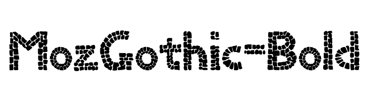 MozGothic-Bold फ़ॉन्ट